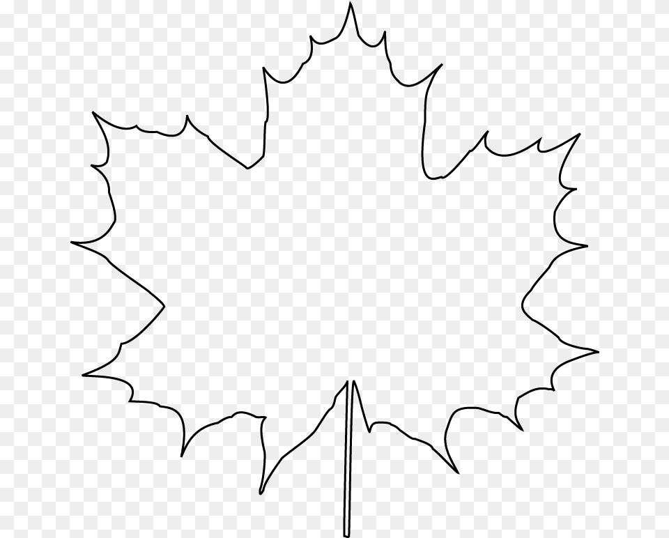 Maple Leaf Graphic Clip Art, Gray Png