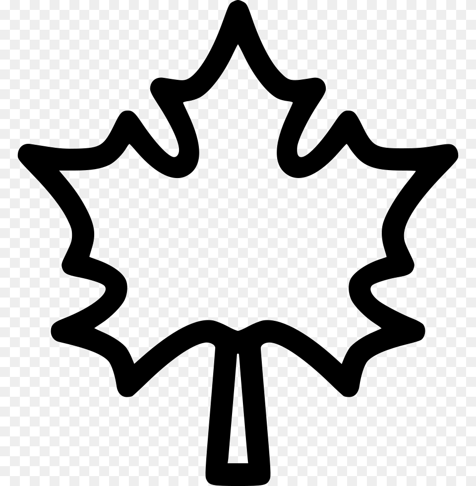 Maple Leaf Leaves Autumn Dry Tree Maple Leaf Icon, Plant, Stencil, Smoke Pipe Png