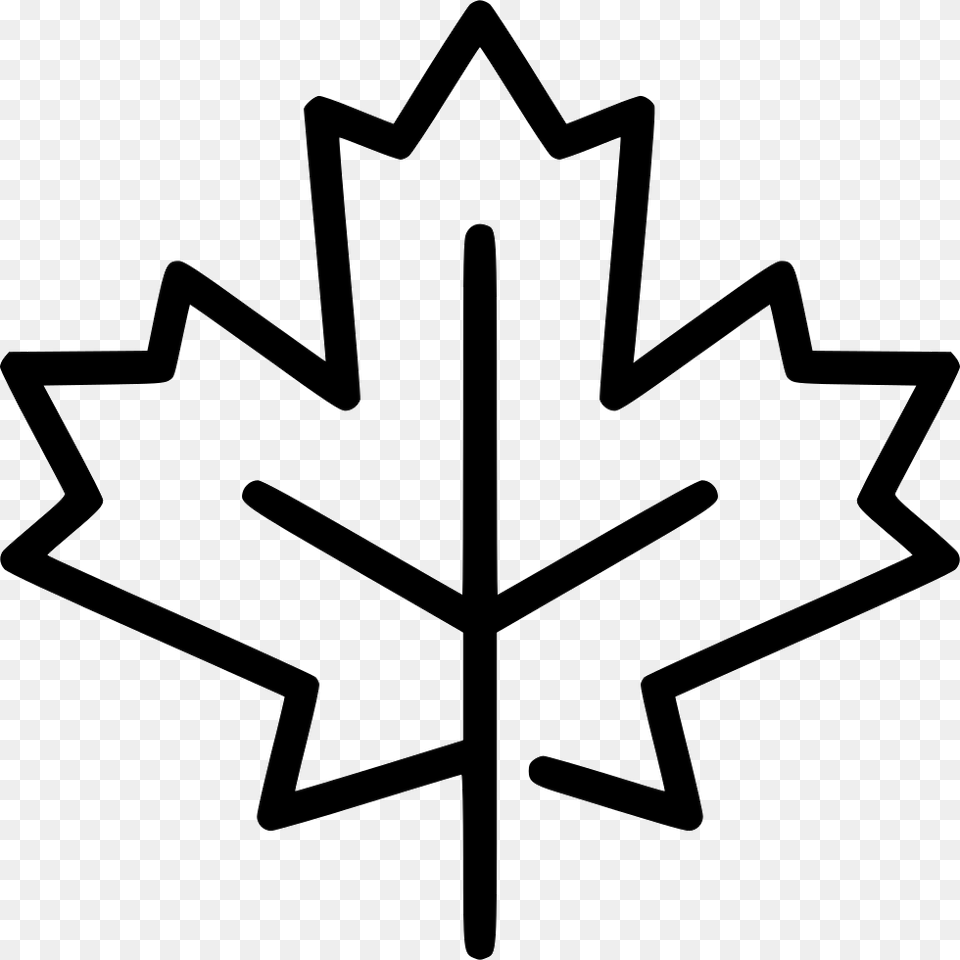 Maple Leaf Maple Leaf Icon Vector, Plant, Cross, Symbol, Maple Leaf Free Png Download