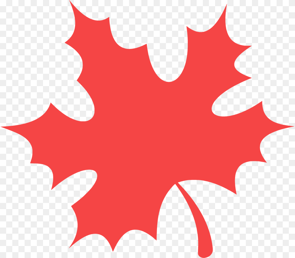 Maple Leaf Silhouette, Plant, Maple Leaf, Tree, Animal Free Png Download