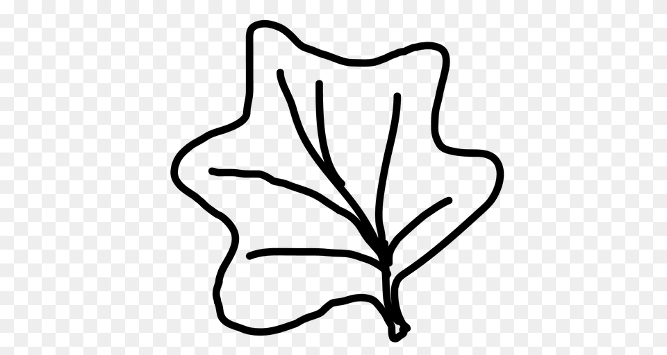 Maple Outline Leaf, Plant, Accessories, Jewelry, Necklace Free Transparent Png