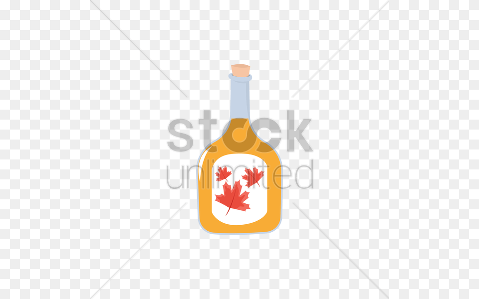Maple Syrup Vector Image, Leaf, Plant, Bottle, Alcohol Free Png Download