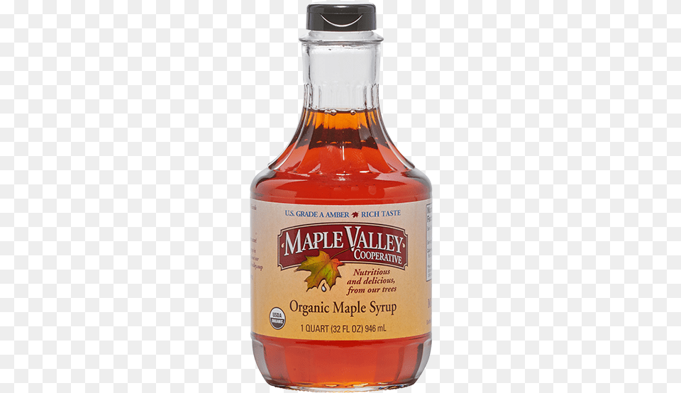 Maple Valley Syrup Maple Valley Cooperative Maple Syrup 32 Oz Grade A, Food, Seasoning, Ketchup Png Image