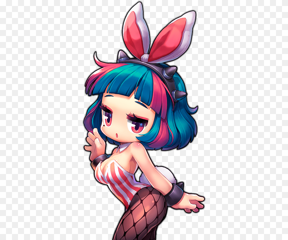 Maplestory 2 Bunny Girl Right By, Book, Comics, Publication, Baby Png Image