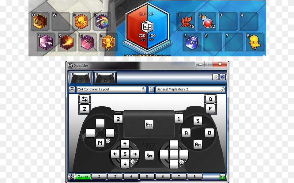 Maplestory 2 Controller Controls Png