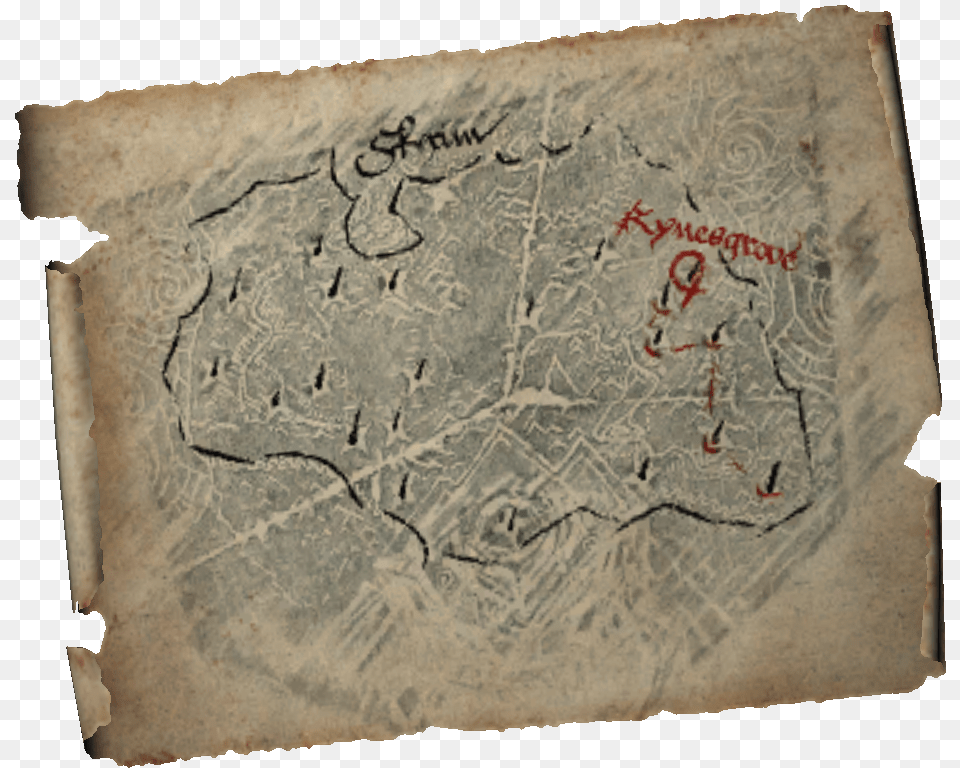 Mapofdragonburials Dragon Burials Skyrim Sites, Text, Chart, Plot, Map Free Transparent Png