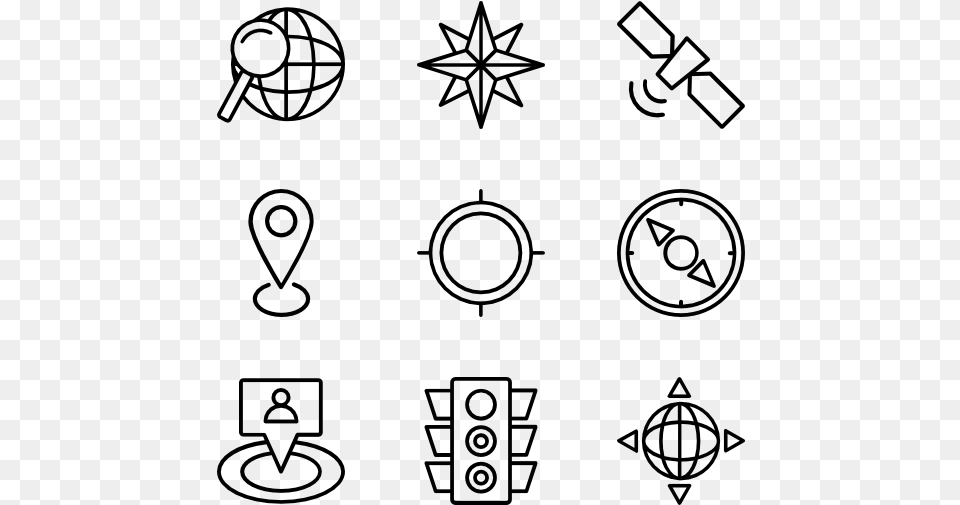 Maps And Navigation Mom Icon Background, Gray Free Transparent Png