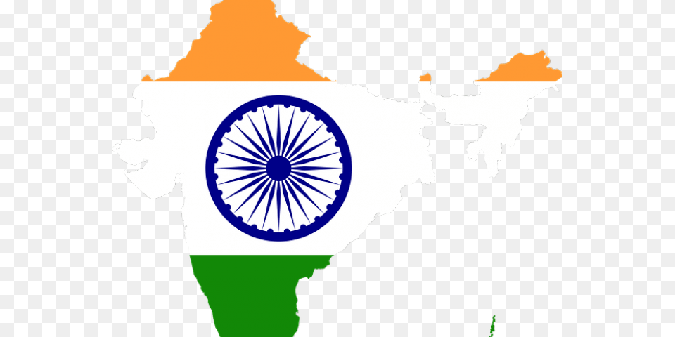 Maps Clipart India Center Of Flag Of India, Machine, Wheel, Spoke, Person Free Png Download