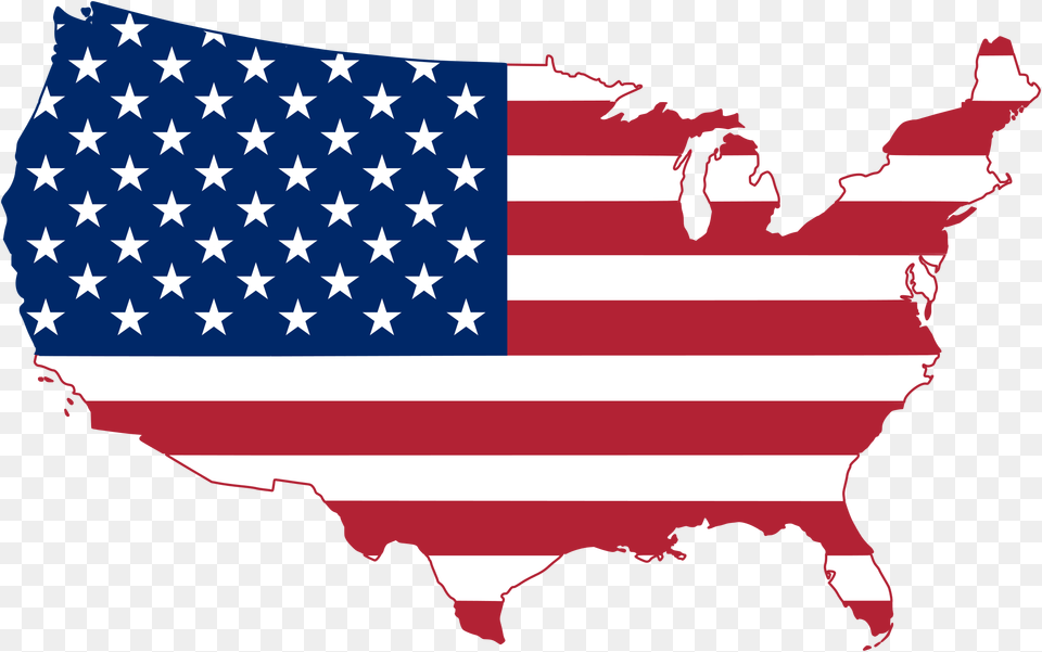 Maps Clipart Map United States Maps Map United States, American Flag, Flag, Adult, Female Free Png Download