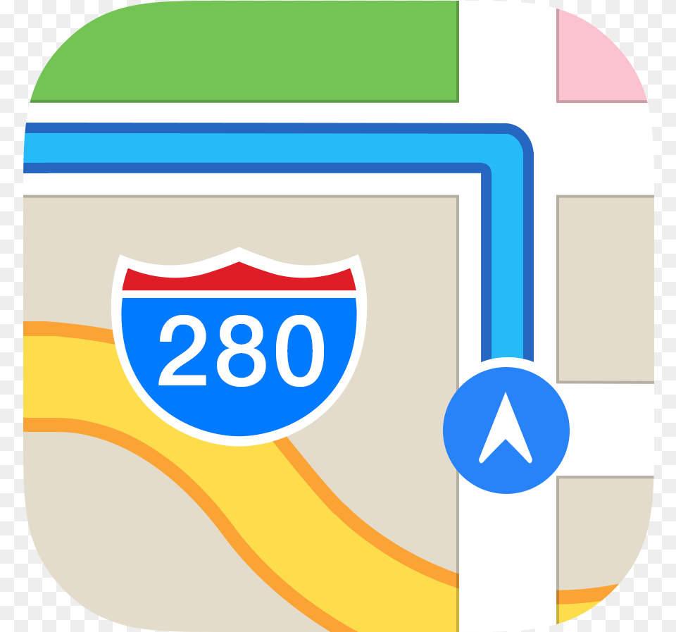 Maps Icon Apple Maps Icon, Text, Computer Hardware, Electronics, Hardware Png Image