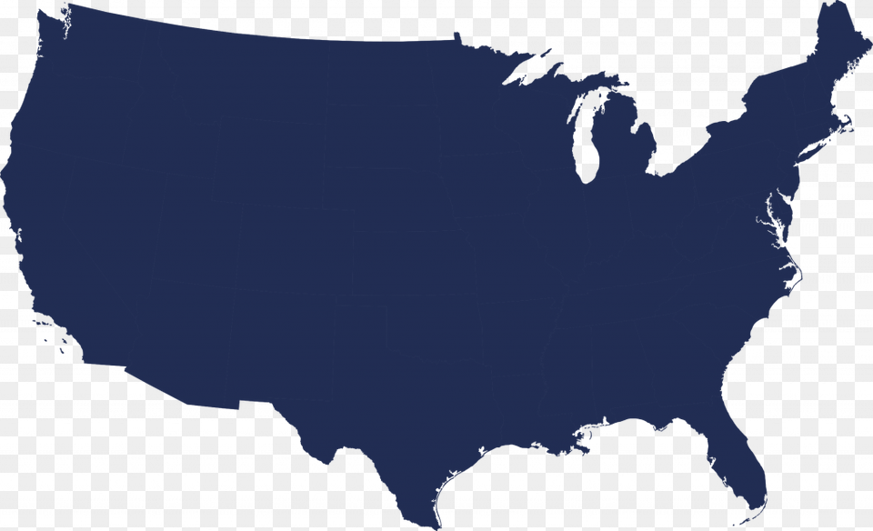 Maps Of Us Outline Outline Usa Transparent Background, Land, Nature, Outdoors, Chart Png Image