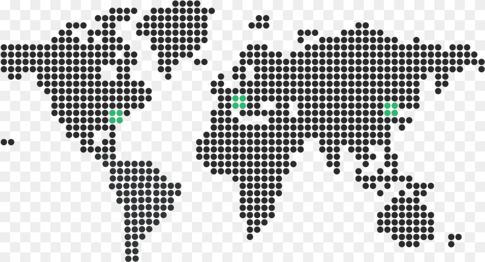 Maps Vector Digital World World Map Dots, Pattern Free Transparent Png