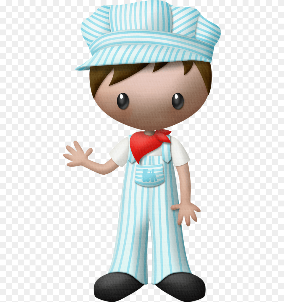 Maquinista De Trem Desenho, Doll, Toy, Formal Wear Png Image