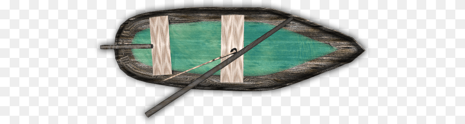Mar 2009 Small Boat Top View, Armor, Shield, Oars Free Png Download
