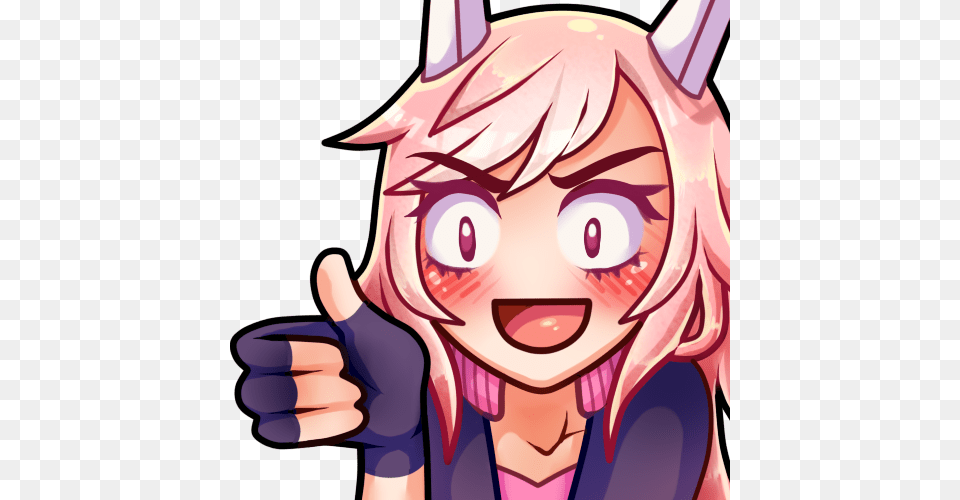 Mar Anime Thumbs Up Emote, Publication, Book, Comics, Baby Png Image