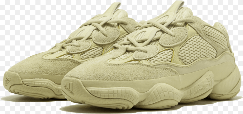 Mar Yeezy 500 Super Moon Yellow, Clothing, Footwear, Shoe, Sneaker Png