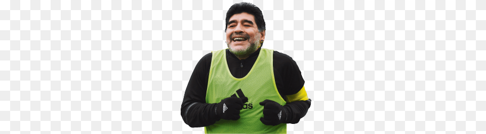 Maradona Llega A Los Dorados Y Se Espera Visite, Adult, Person, Man, Male Png