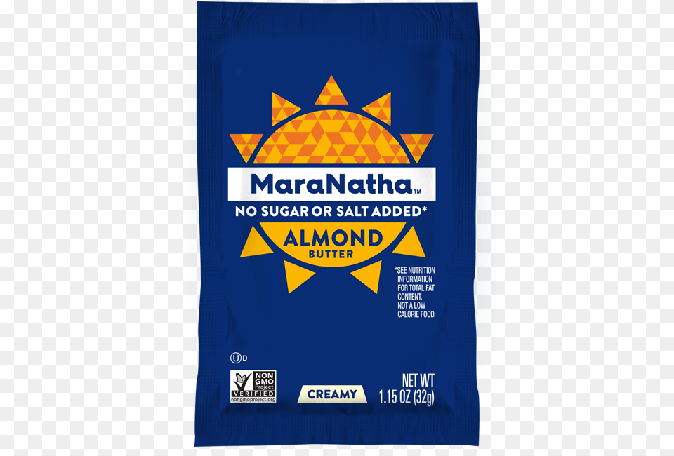 Maranatha Almond Butter Packet With No Added Sugar Chocolate Almond Butter Maranatha, Book, Publication, Advertisement, Poster Png Image
