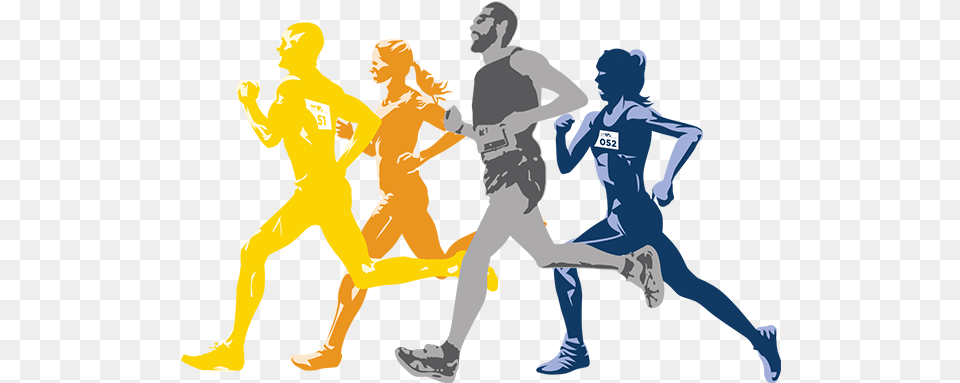 Marathon Choose Your Run Marathon Runner Logo, Adult, Person, Man, Male Free Png Download