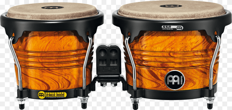 Marathon Designer Series Fwb190 Wood Bongo Meinl Fwb190nt Marathon Series Wood Bongos Natural Png Image