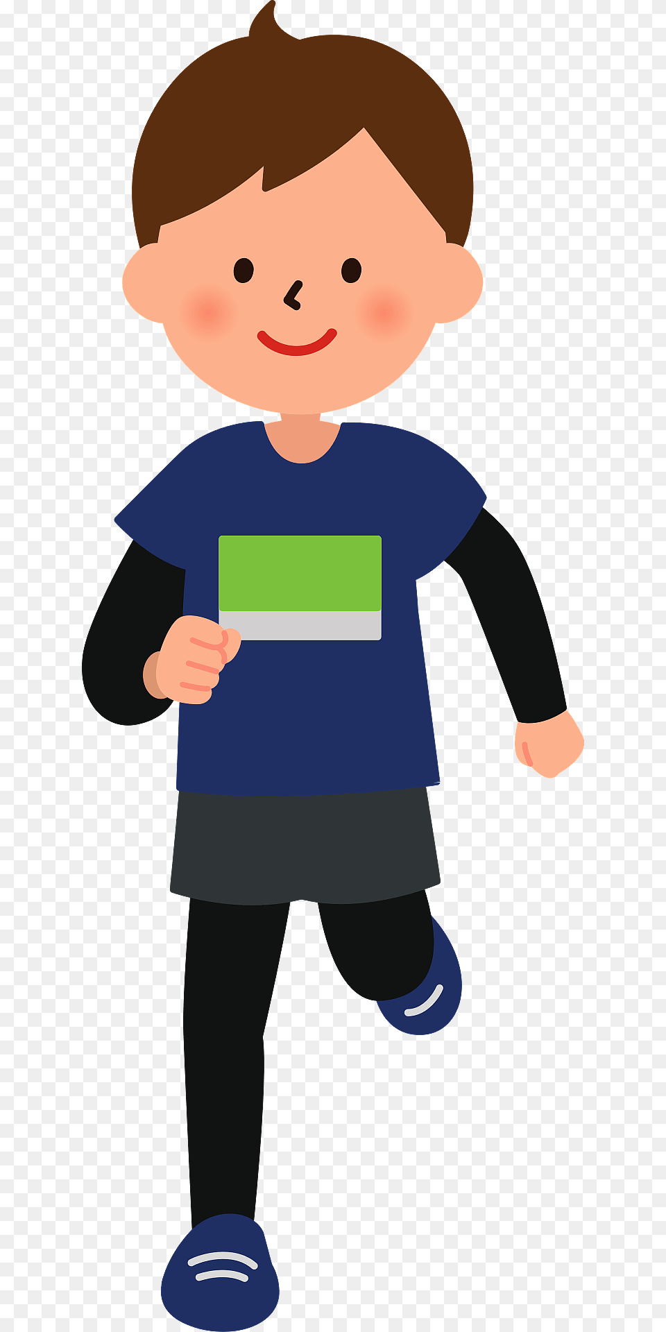 Marathon Runner Clipart, Baby, Person, Text, Face Png Image