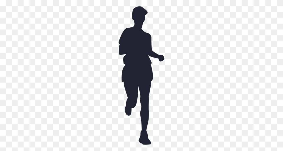 Marathon Running Female Silhouette, Adult, Male, Man, Person Free Png