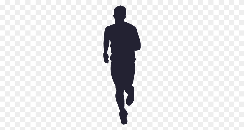 Marathon Running Silhouette, Adult, Male, Man, Person Png Image