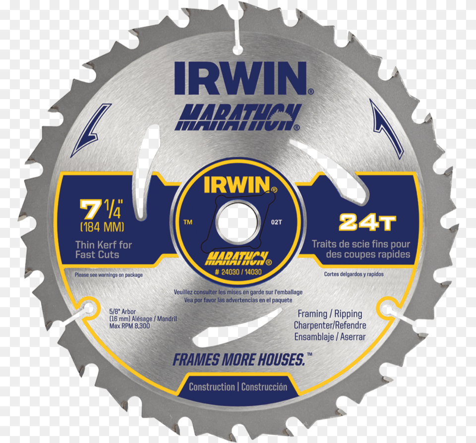 Marathon Saw Blades Irwin Industrial Tool Co Marathon Circular, Electronics, Hardware, Computer Hardware Free Transparent Png