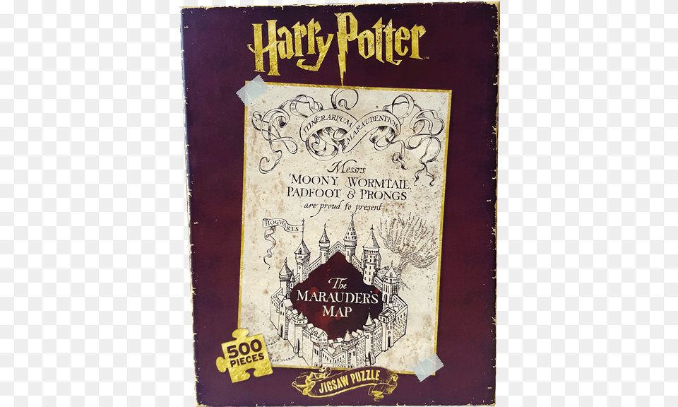 Marauder Map Harry Potter, Advertisement, Book, Poster, Publication Free Png Download