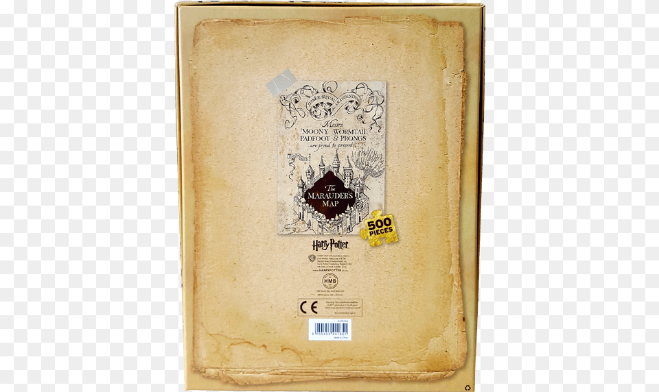 Marauders Map Jigsaw Puzzle 500 Pieces Harry Potter Marauders Map, Book, Publication, Text Free Png Download