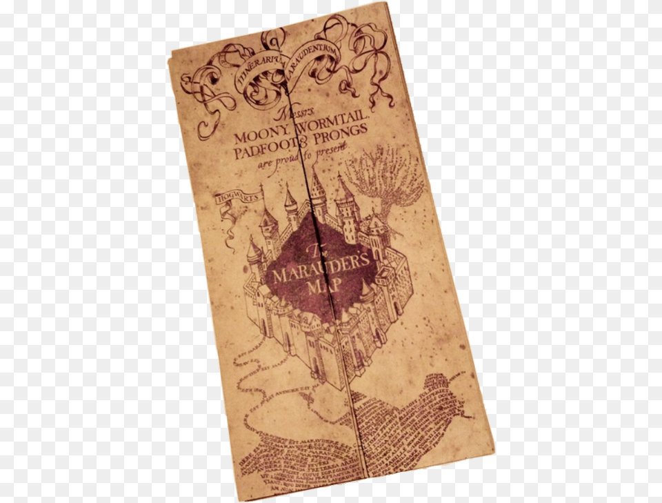 Maraudersmap Marauders Harrypotter Moony Wormtail Freetoedit Pdf Marauder Map Printable, Book, Publication, Text Free Transparent Png