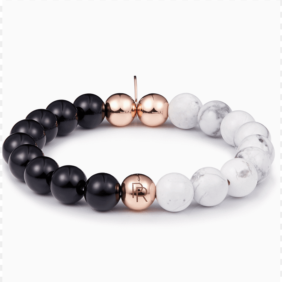 Marble Black Onyx Rose Gold Bracelet Bracelet, Accessories, Jewelry, Bead, Necklace Free Png