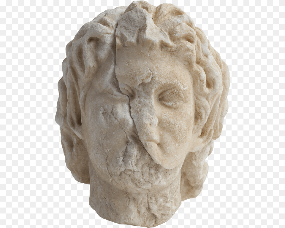 Marble Bust, Art, Adult, Male, Man Png