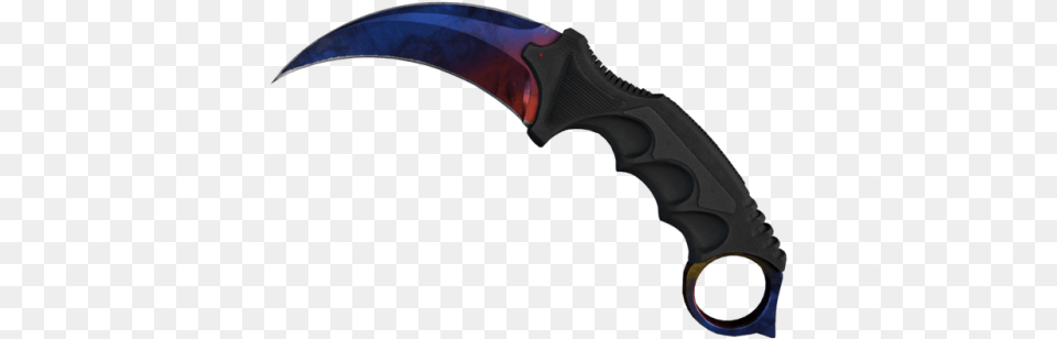 Marble Fade Oruzhie Ks Go, Blade, Dagger, Knife, Weapon Free Png