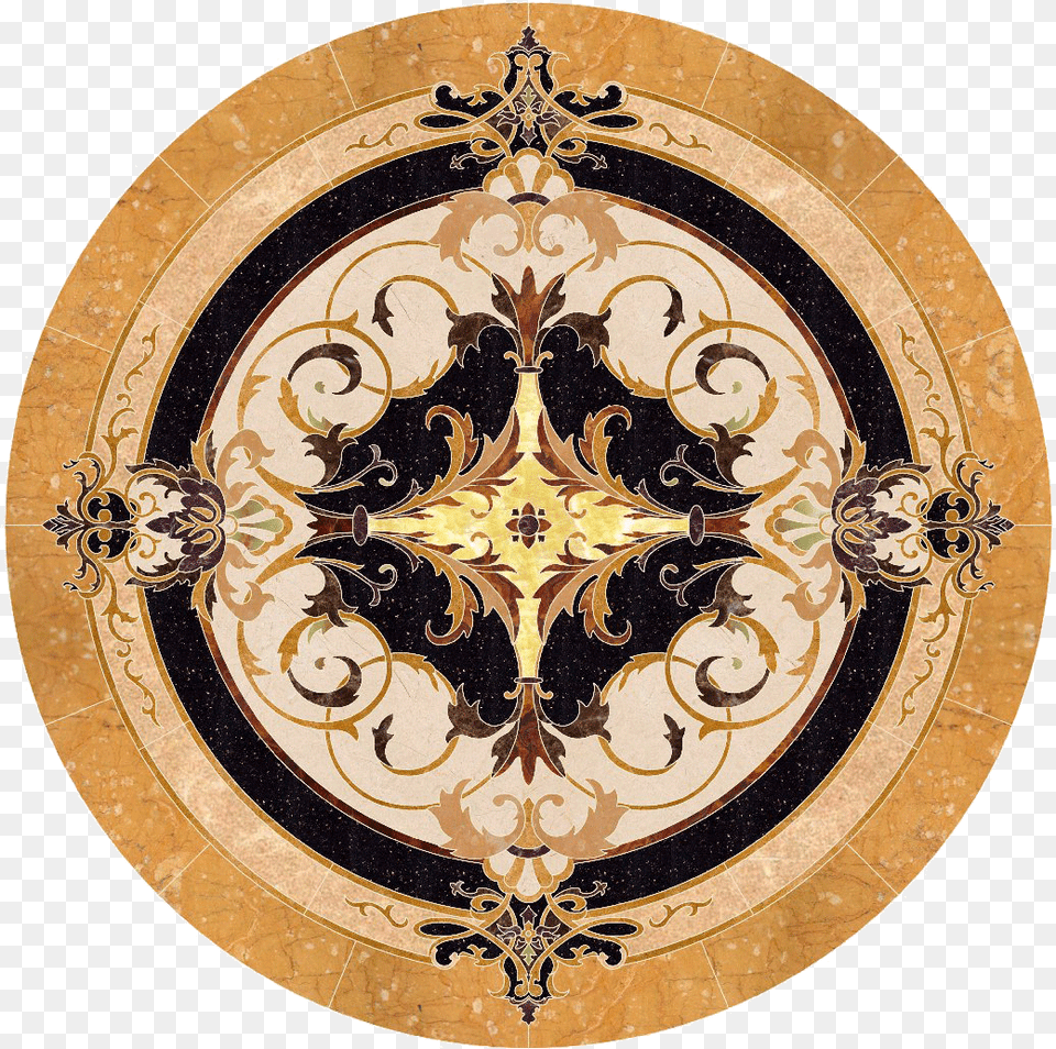 Marble Inlay Floor Square Download Tile Medallion For Floors, Home Decor, Rug Free Transparent Png