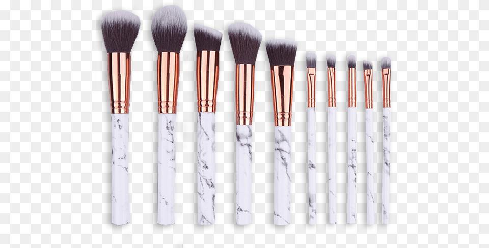Marble Makeup Brushes 10pcs Marble Makeup Brush Set, Device, Tool Free Png Download