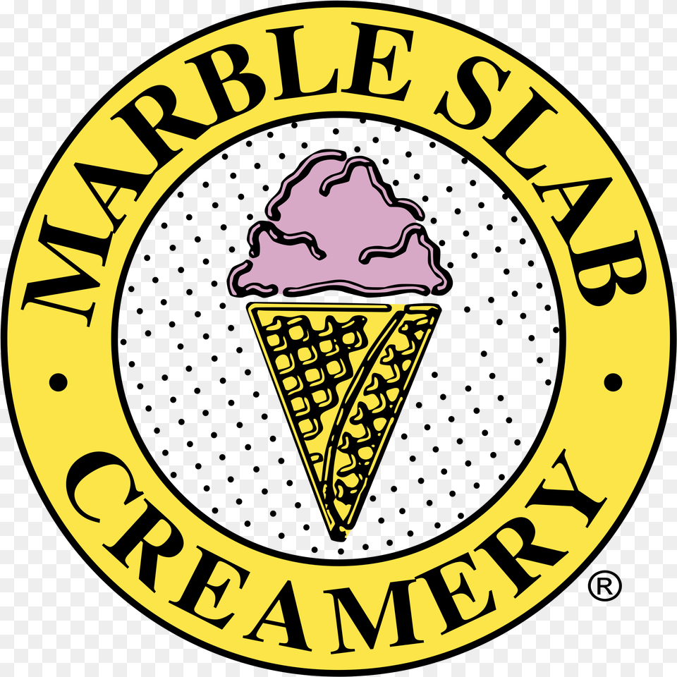Marble Slab Creamery Logo Transparent Marble Slab Creamery, Cream, Dessert, Food, Ice Cream Png
