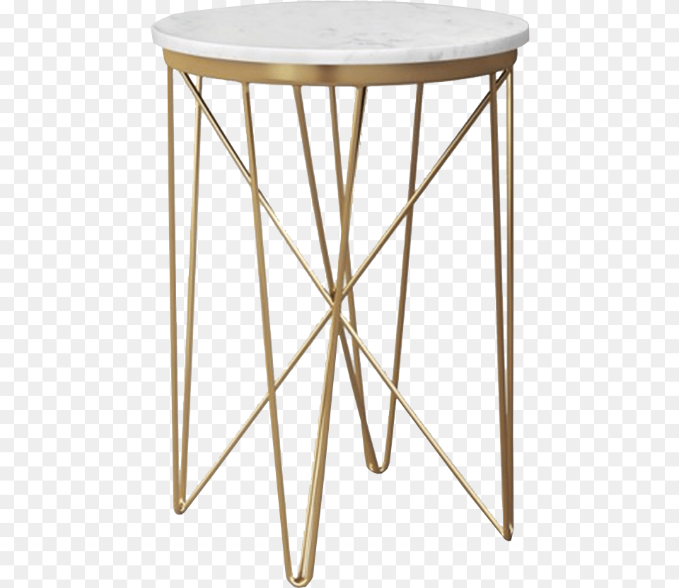 Marble Top Brass End Table, Coffee Table, Furniture, Dining Table, Desk Free Png