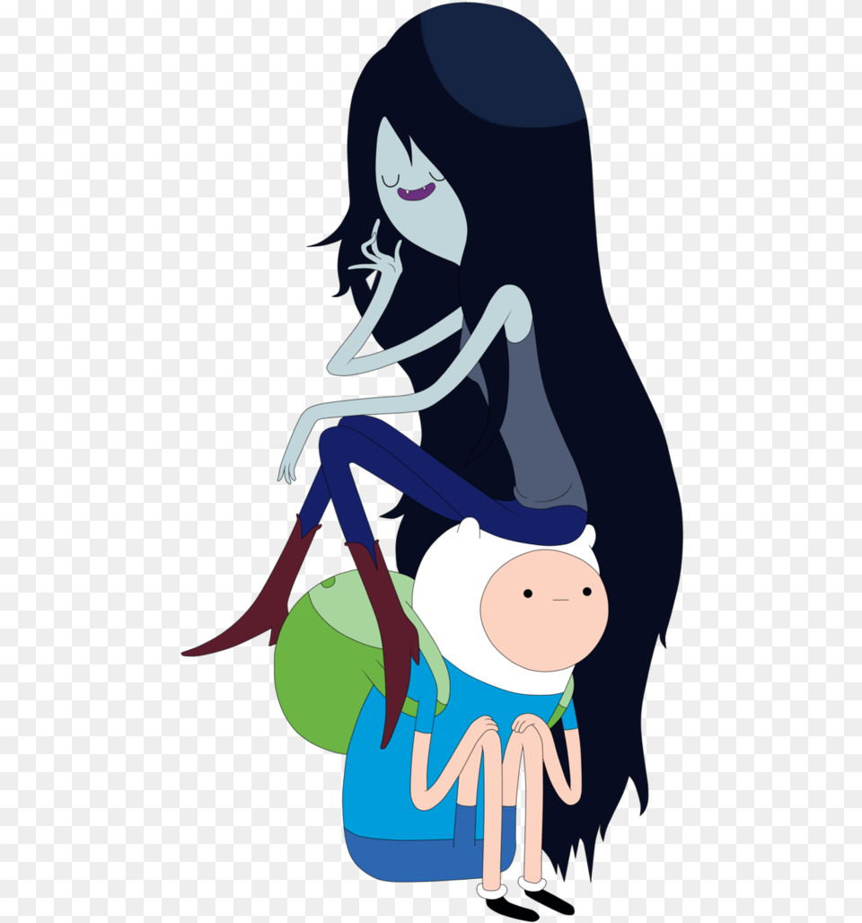 Marceline And Finn Marceline Images Of Finn From Adventure Time, Book, Comics, Publication, Adult Free Png