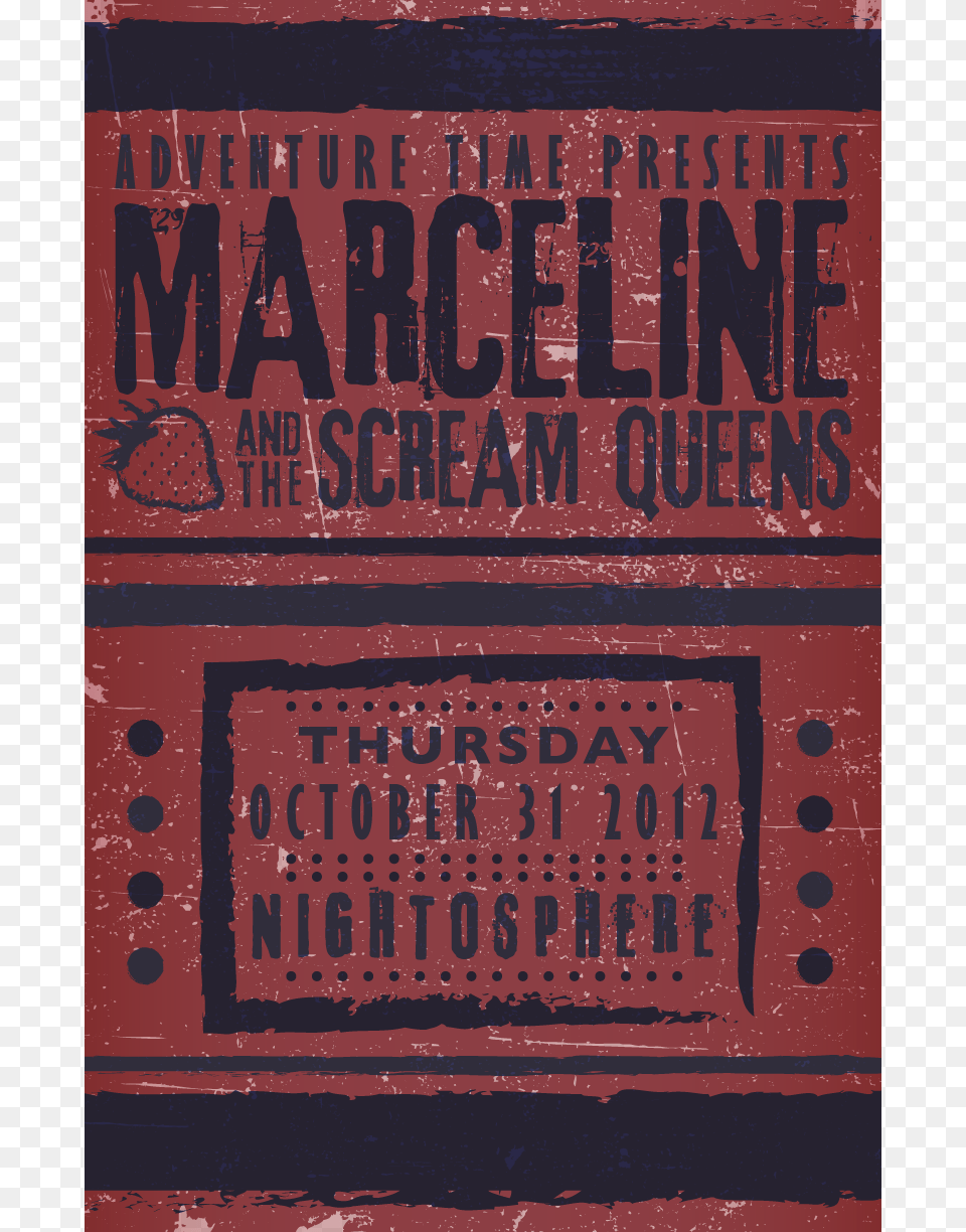Marceline And The Scream Queens Kagero, Advertisement, Poster, Person, Text Free Png Download