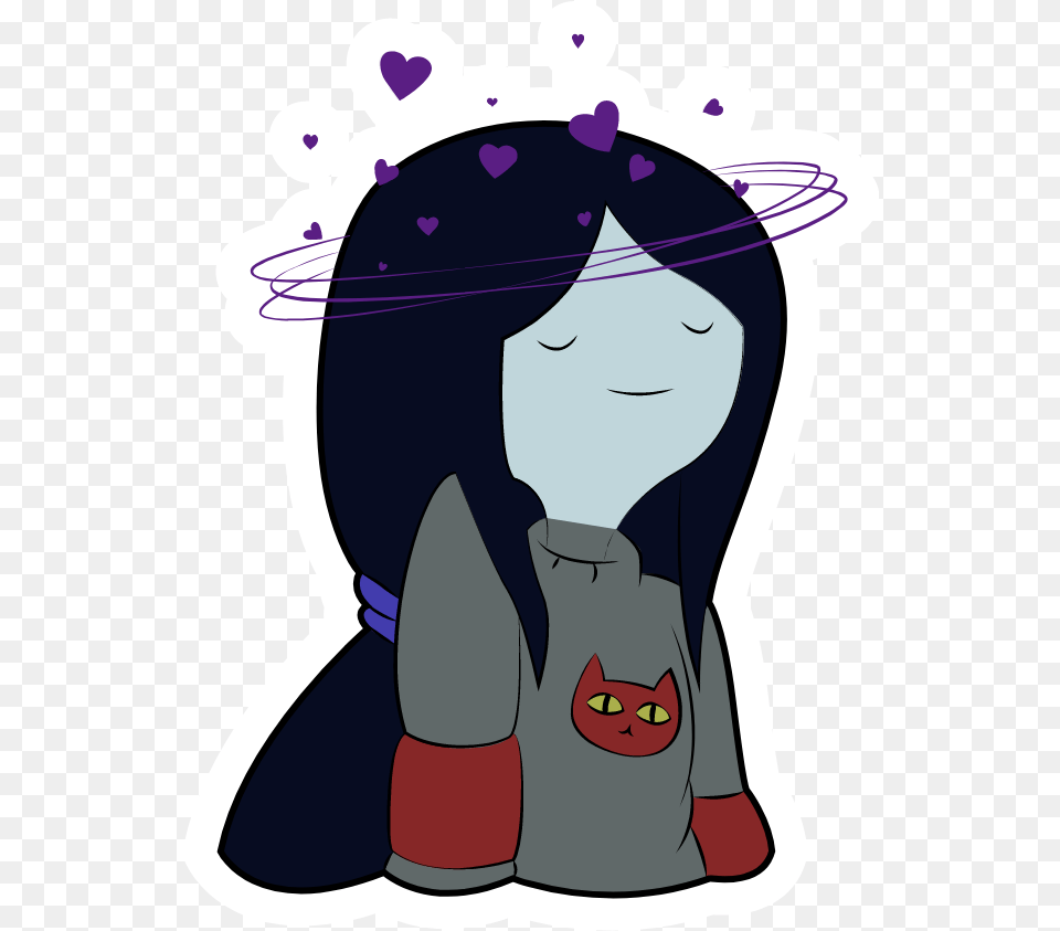 Marceline Fell In Love Marceline The Vampire Queen Stickers, Book, Comics, Publication, Baby Png