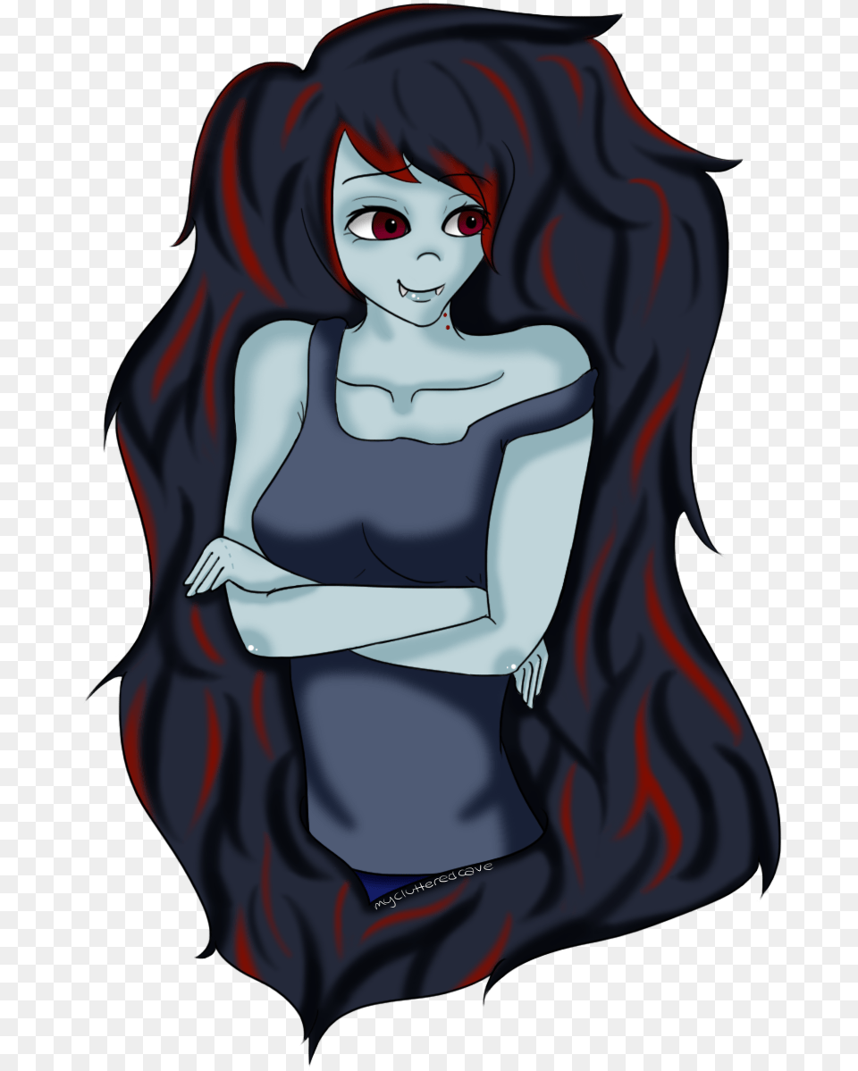 Marceline Soft Shaded Illustration, Publication, Book, Comics, Adult Png