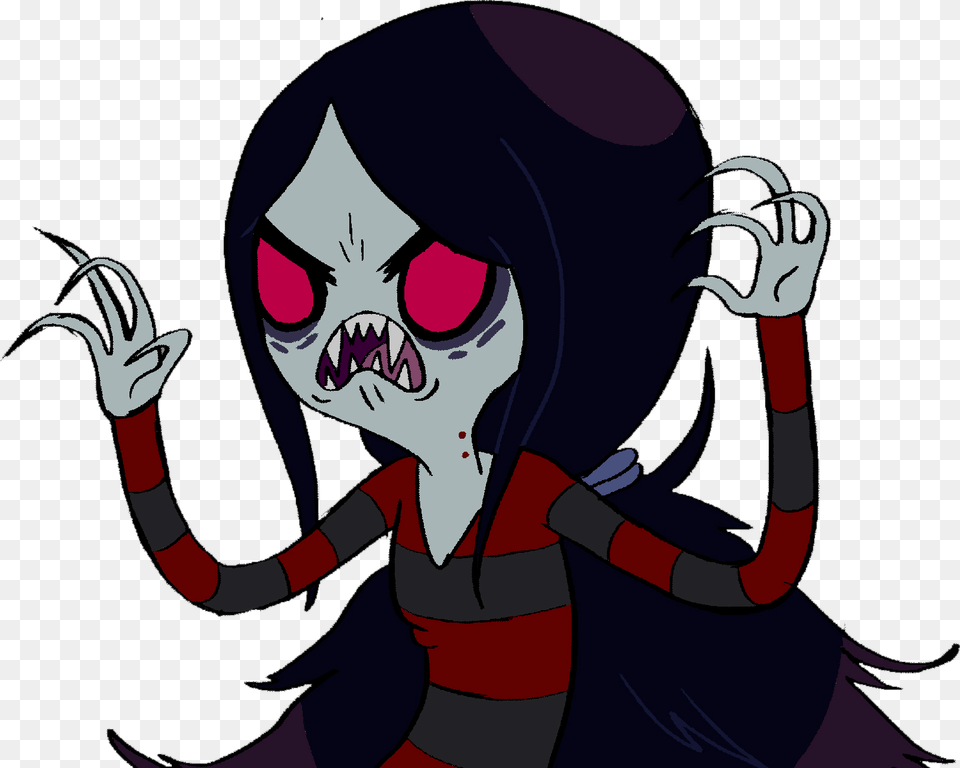 Marceline With Red Eyes Adventure Time Marceline, Book, Comics, Publication, Electronics Free Transparent Png