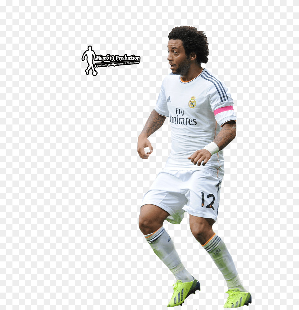 Marcelo Real Madrid 2013, Adult, Shorts, Shirt, Person Free Png Download