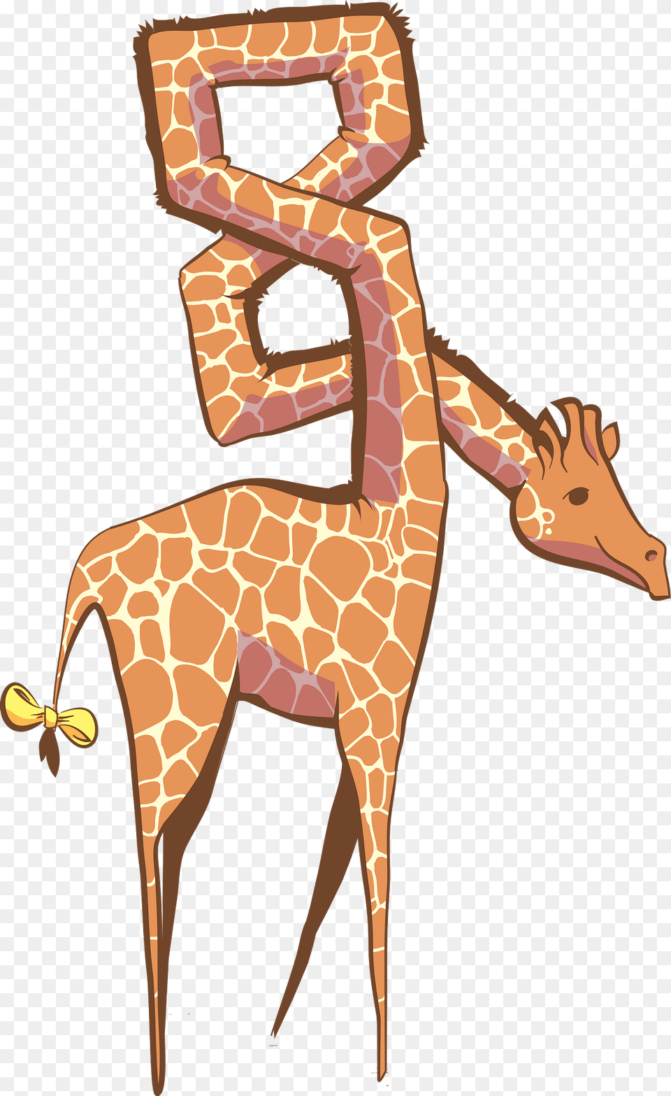 March 8 Clipart, Animal, Giraffe, Mammal, Wildlife Free Png