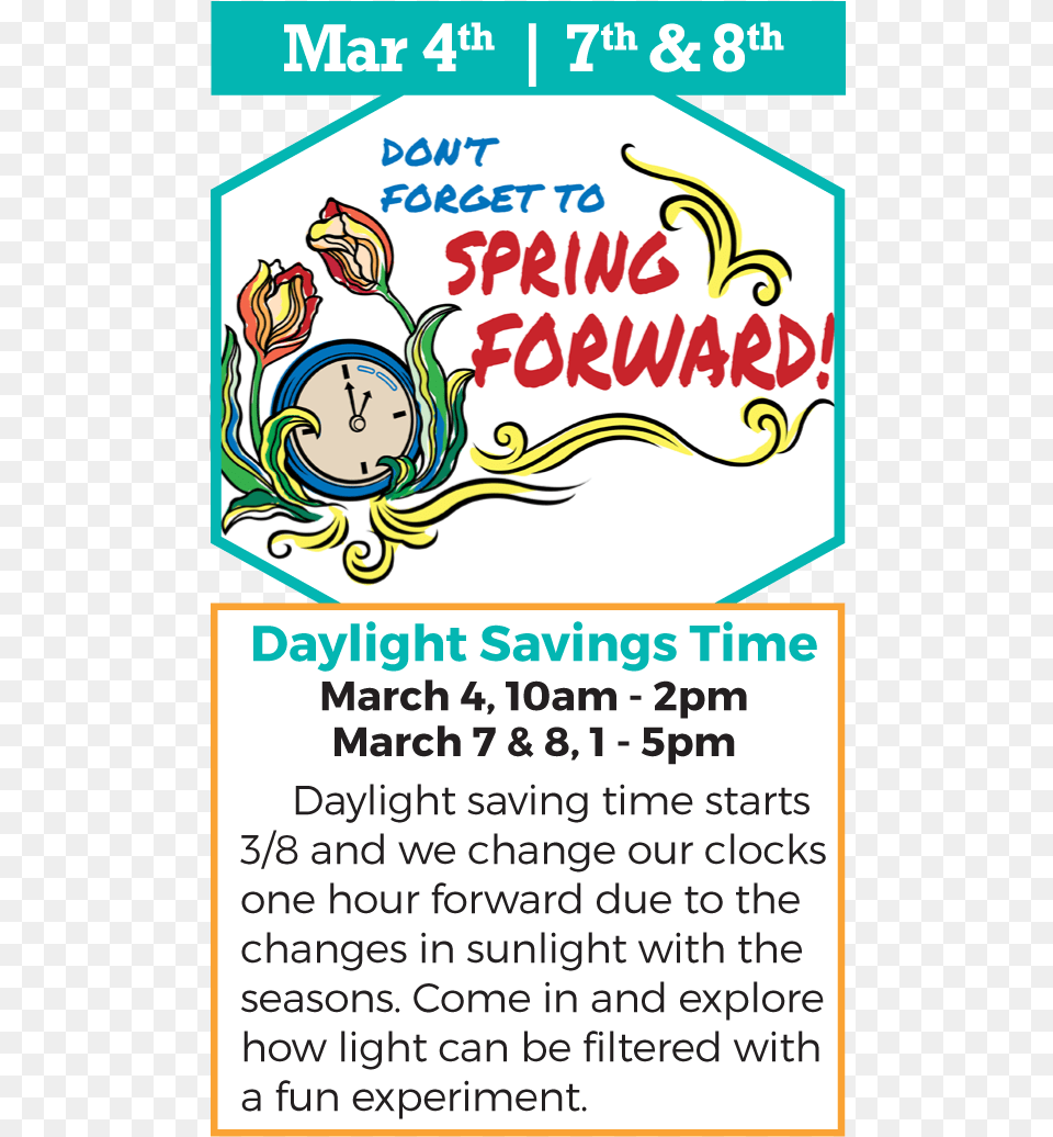 March 8th 2020 Spring Forward, Advertisement, Poster, Book, Publication Png
