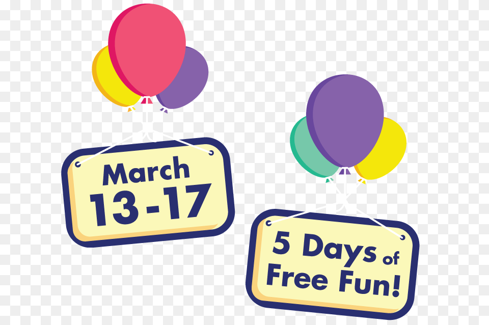 March Break Northgate Shopping Centre, Balloon, Text Free Transparent Png