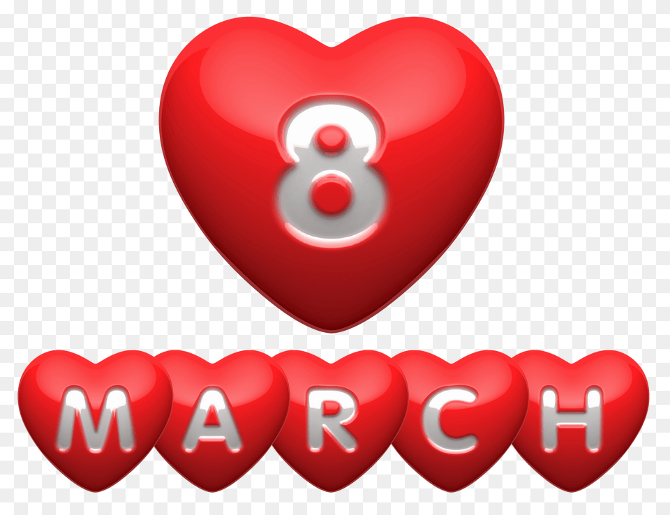 March Clip Art, Heart, Symbol, Dynamite, Text Free Png Download