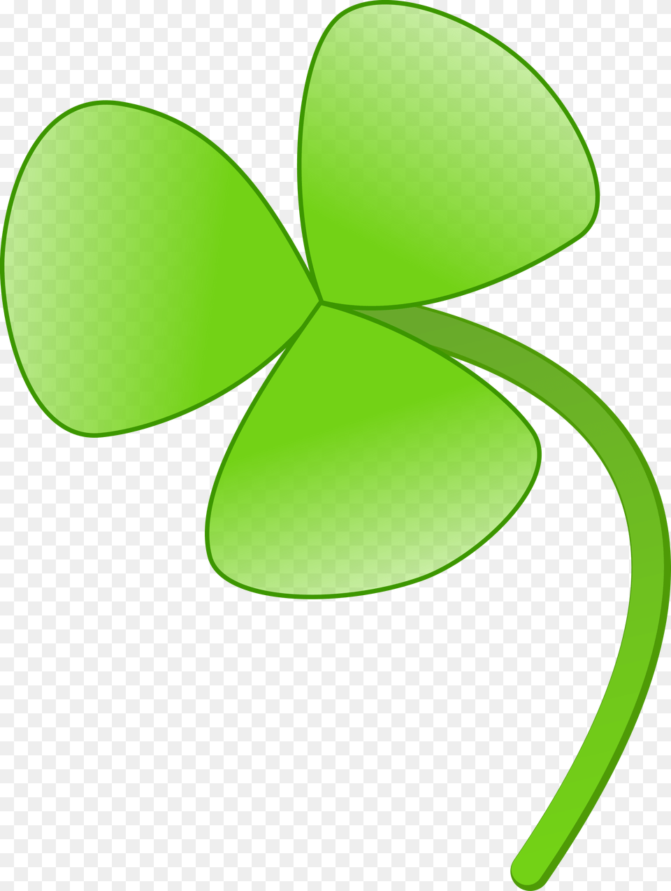 March Clipart 4 Leaf Clover Transparent Flower With Three Leaves, Plant, Green Png Image