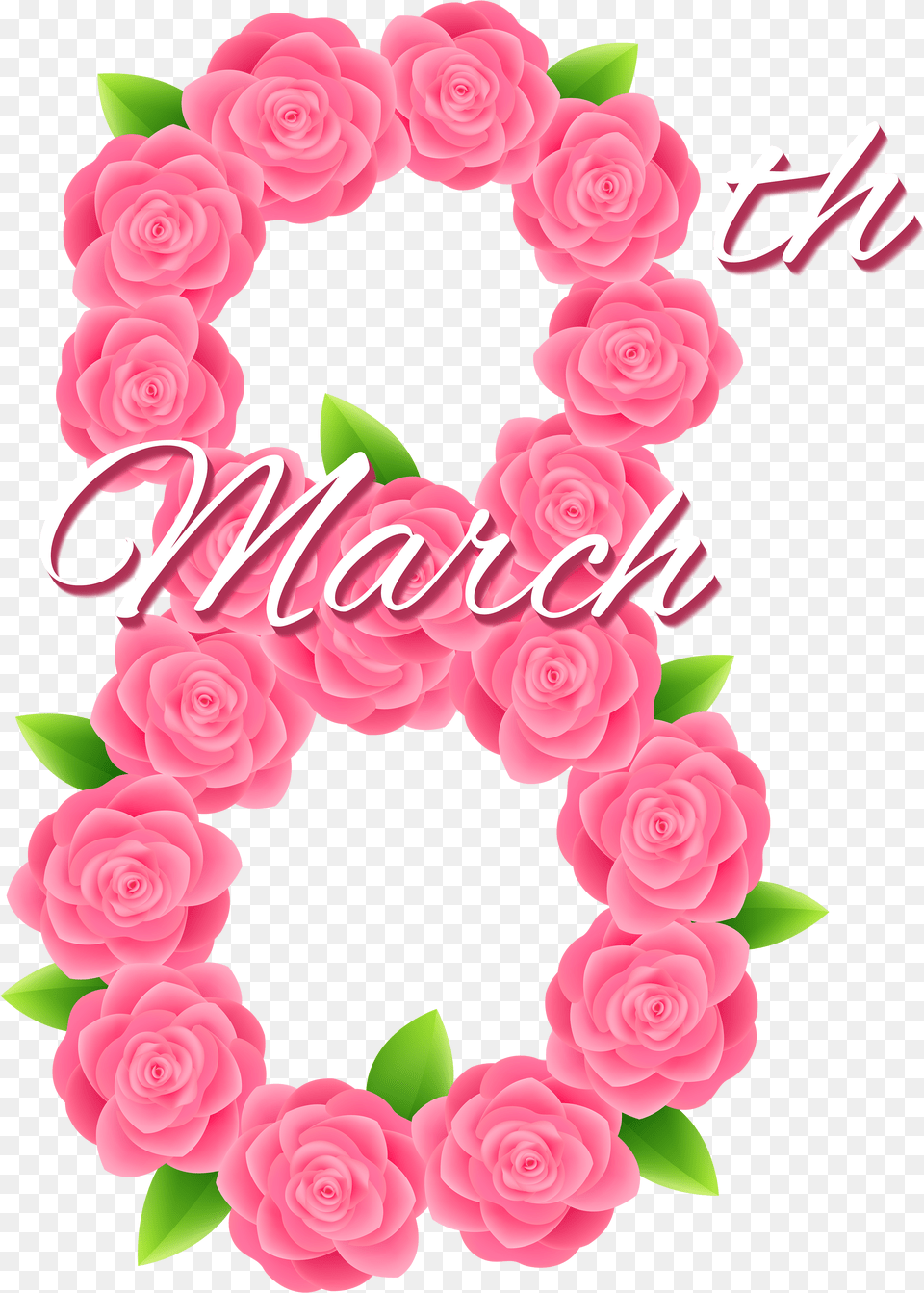 March Floral Transparent Clip Art Flower Png Image